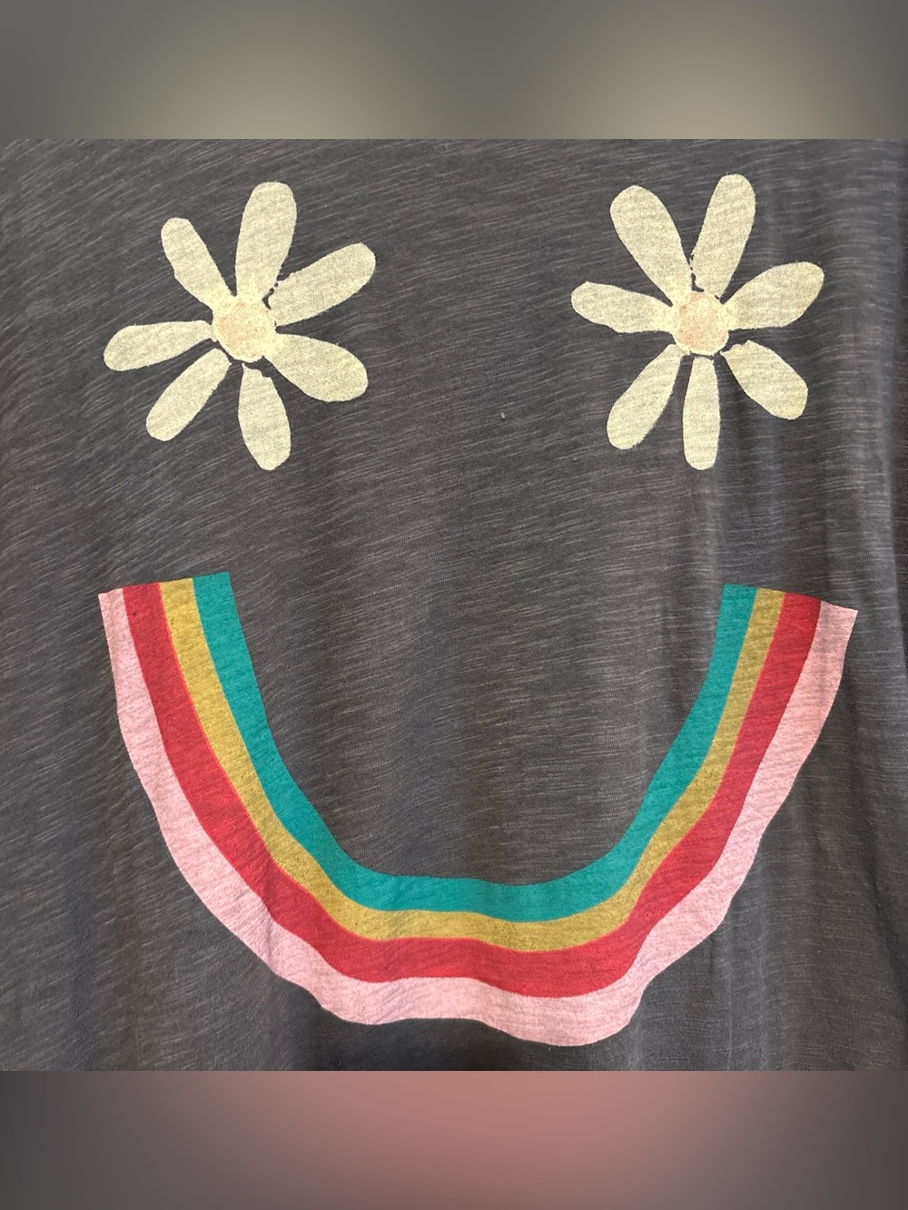 NATURAL LIFE Boho Oversized Smiley Top✨ - Picture 3 of 6